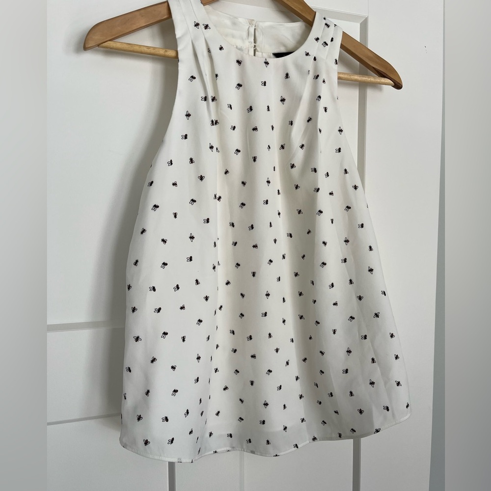 Banana Republic Sleeveless Blouse BumbleBee Print - Size XS - Worn once